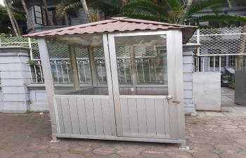 Sale of used pre-fabricated portable Security Booth in Embassy of India, Hanoi